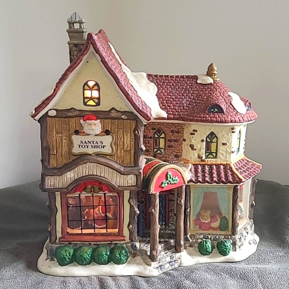 Lemax style Carole Town Collection Santa's Toy Shop